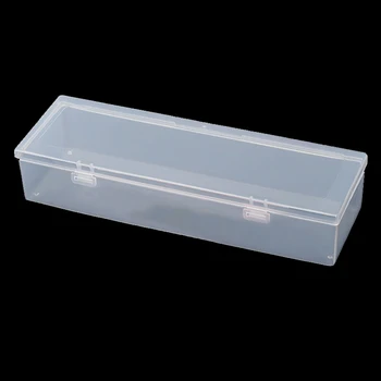 Skaidraus Plastiko Ilgai Kvadratinė Dėžutė Laikymui Kolekcijos Gaminio Pakuotės, Dėžutės Padažu Atveju, Mini Atveju Iš Dydžio 25.3*8*5cm