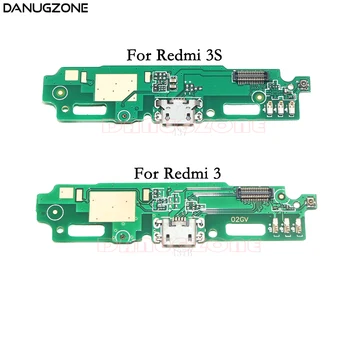 USB Įkrovimo Dokas Lizdas Kištukinis Uosto Jungtis baterijos Valdybos Flex Kabelis Xiaomi Redmi 3 3