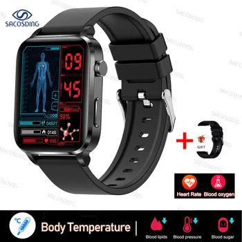 Gydymas lazeriu Trijų Aukštų Smart Watch Vyrų EKG PPG Spaudimą, Širdies ritmo Monitoringo Vyrų Sveiką Kraujo Spaudimą Naudotis Smartwatch