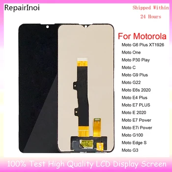 Originalus Motorola Moto 30 Žaisti C G9 Plius G22 E4 Plus E 2020 E7 Galia G100 G3 LCD Ekranas Jutiklinis Ekranas skaitmeninis keitiklis Asamblėja