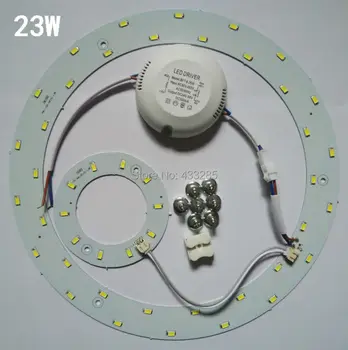 23W LED AC85v-265V SKYDELIS Ratas Šviesos SMD 5730 LED Apvalus Lubų valdybos aplinkraštis lempos valdybos Valgomojo lempa
