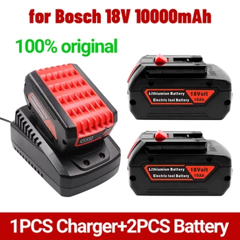 100% Originalus 18V 6.0/8.0/10ah Įkraunama Ličio Jonų Baterija Bosch 18V 6.0 Atsarginę Bateriją Nešiojamų Pakeitimo BAT609