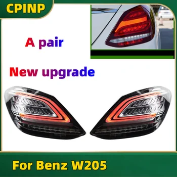 Taikoma gaminiams, Mercedes-Benz W205 LED užpakalinis žibintas 2014-2020 m. C180 C200 C260 C300 automobilių stovėjimo žibintas stabdžių signalas atbulinės eigos DRL