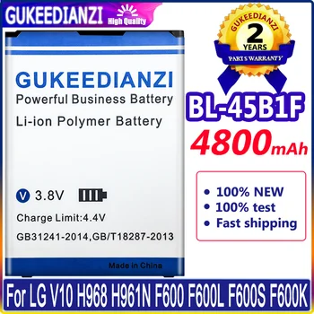 BL-45B1F 4800mAh Pakeitimo Baterija LG V10 H961N F600 H900 H901 VS990 H968 BL 45B1F Mobiliojo Telefono Batterie Li-polym Bateria