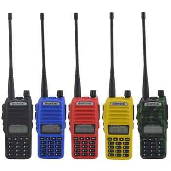 Walkie Talkie Baofeng Uv-82 dviejų dažnių VHF/UHF 136-174/400-520MHz Dvigubai TR 5W Kumpis Du Būdu Radijo Uv82 FM Ttransceiver UV 82