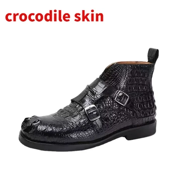 Krokodilo Odos Batai, vyriški natūralios Odos 