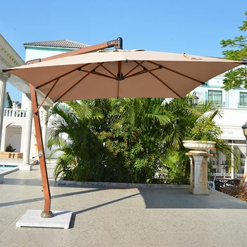 Sodo papuošti lauko skėtis villa garden unshade skėtis negabaritinių paplūdimio skėtis baseinas sunshed lauko skėtis