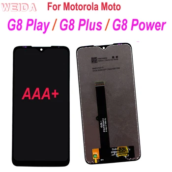 AAA+ Ekraną, kad Motorola Moto G8 Žaisti XT2015 LCD G8 plius LCD Ekranas Jutiklinis Ekranas skaitmeninis keitiklis Asamblėjos Motorola G8 Galia LCD
