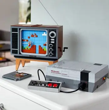 Suderinama 71374 Super Marioed NE Nintendo Entertainment System Modelio Kūrimo Bloką Plytų Asamblėjos TV Žaidimas Vaikams, Žaislai, Dovanos