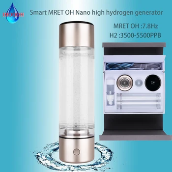 Smart MRETOH Molekulinė Rezonanso 7.8 Hz Nano Turtingas Hycrogen Vandens Butelį, Generatorius, Gryno H2 Ventiliatorių Elektrolizės Jonizatoriaus Taurė