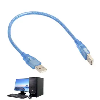 Nauja 30CM USB 20 ilgiklis Extender Vyrų Vyrų USB Duomenų Kabeliai, KOMPIUTERIO Klaviatūra, Spausdintuvas, Fotoaparatas Pelės Žaidimas Valdytojas