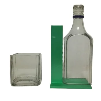 Butelis cutter, kvadratinis butelis, katerių, plastiko butelis cutter, aikštėje stiklo butelis cutter