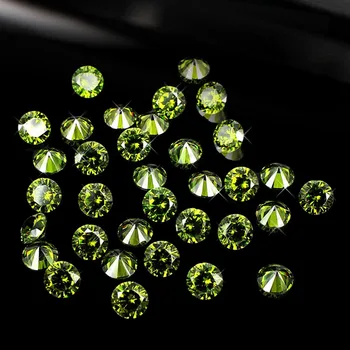 50pcs 10mm Kristalų Medžiagos Puikus Gabalai Apvalios Formos Kubinis Cirkonis Karoliukai, Cirkonio Akmenys Puikiai tinka Papuošalai 