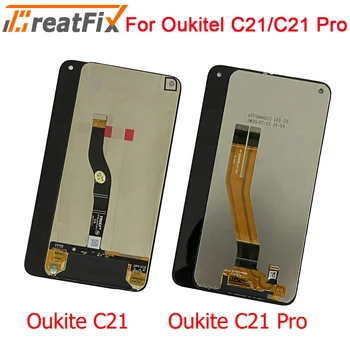 Naujas Originalus Už Oukitel C21 Pro LCD Ekranas + Touch Ekranas skaitmeninis keitiklis Stiklo plokštės montavimas OUKITEL C21 LCD Pakeitimas+Įrankiai