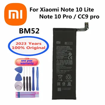 2023 Metų Pradinio BM52 Baterija Xiaomi Mi-10 Pastaba Lite / 10 Pastaba Pro 10Pro / CC9pro CC9 Pro 5260mAh Telefono Baterija Bateria
