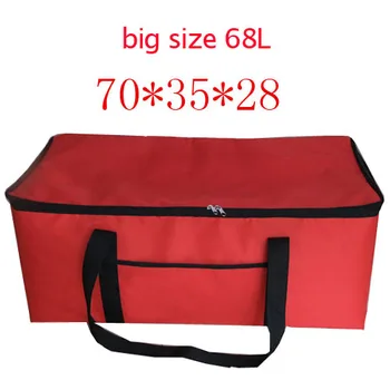 didelis ilgas dydis 68L automobilio apkrovos aušintuvas maišelį lauko atimti maisto, gėrimų taros terminis krepšys