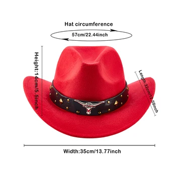 Ruoškitės į Laukinių Vakarų su VnimVinter s Suaugusiųjų Unisex Cowboy Hat - Puikus Helovinas Gimtadienius, Cosplay ir Daugiau