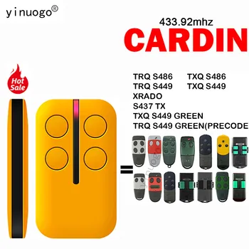 CARDIN TXQ TRQ S449 S486 XRADO S437 TX Garažas Nuotolinio Valdymo 433.92 MHz Garažo Durų Atidarymo CARDIN Nuotolinio Valdymo Pulteliu