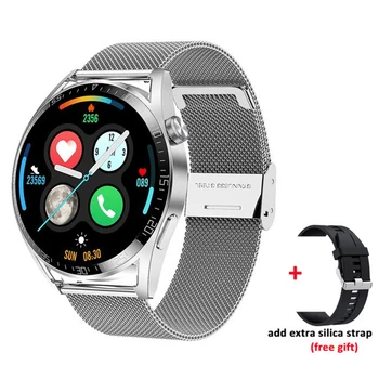 Smart Watch Samsung Galaxy S7 Krašto S8 S9 S10 S20 S21 1.5 Colių HD Ekraną, NFC Sporto Laikrodžiai Sporto Apyrankę Vyrų Laikrodis