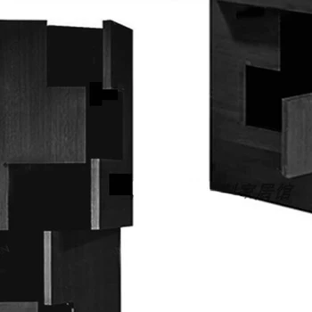 Custom Šiaurės laikymo spintos juoda spinta italų meistras dizainas dažytos aukštos kabineto studijų miegamasis prieš kampe kabinetas
