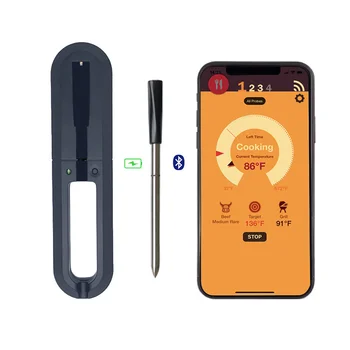 Smart Bluetooth GRILIS Termometras Mobile APP Vandeniui Mėsos Termometras Krosnelė Maisto GRILIS Termometras