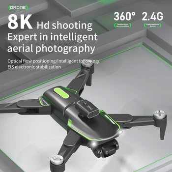 F166 8K Profesinės Rc Drone 4K HD Dual Camera Keturių Pusių Kliūčių Vengimo Nuotolinio Valdymo Dron Lankstymo Quadcopter Žaislą Dovanų