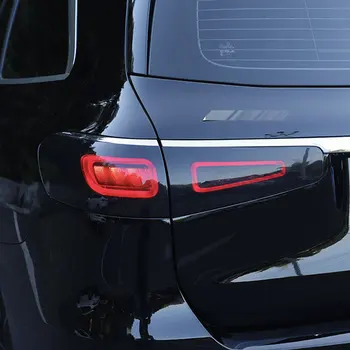 Automobilių Priedai, Dekoratyvinis Dizainas ABS užpakalinis žibintas Juodas Apvalkalas Umbra Apsaugos Dangtelis Mercedes Benz GLS X167 2020-2022