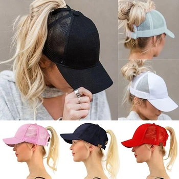 GAOKE 2023 Nauji plaukai surišti į uodegą Beisbolo kepuraitę Vasaros Moterų Reguliuojamas Black Hat Nepatogus Bžūp Atsitiktinis Medvilnės Mergina Snapback Akių Bžūp