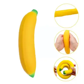 Tampri, Bananų Jutimo Žaislas Išspausti Plonas Įtempių Žaislas Fidget Žaislai Vaikams Antistress Elastinga Gluesand Užpildyti Rubbe M3y6