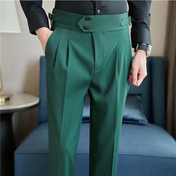 2023 Vyrų Mados Verslo Suknelė Kelnės Office Socialinės Vestuvių Streetwear Laisvalaikio Kostiumas Kelnės Slim Fit Kelnės Kostiumas Homme 29-36