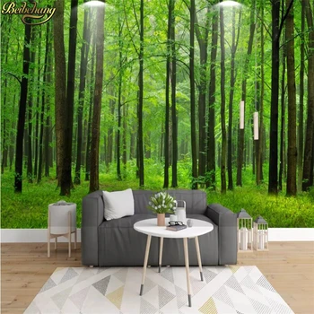 Custom Miškas, miškai, gamtos peizažai Foto Tapetai Kambarį, TV Foną, Tapybos Arkos 3D Sienų tapetų namų dekoro