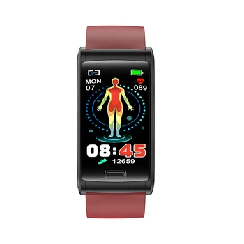 2023 E600 EKG Smart Watch Kraujo Gliukozės Širdies ritmo Sveikatos Stebėti EKG Vyrų, Moterų Fitneso Tracker Sporto Smart Apyrankė