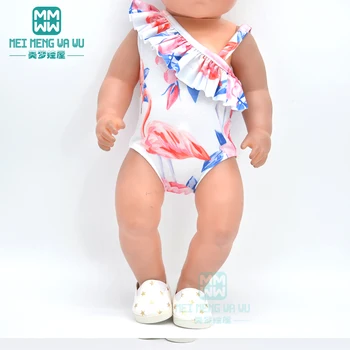 Lėlės Drabužių, mados maudymosi kostiumėliai, suknelės 43 cm, žaislas naujas gimė lėlė baby 18 Colių Amerikos lėlės Mūsų Kartos