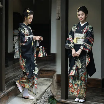Tradicinis Suknelė Moterims. Japoniško stiliaus Rankovių ir Vėjo Chalatas Fotografijos Fotografijos Drabužius. Japonų Kimono