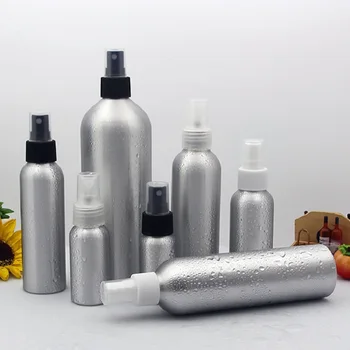 100ml120ml Aliuminio metalo butelį rūko purkštuvu siurblys kvepalai veido dažų vandens gėlių tualetas kvepalų, odos priežiūros, pakavimo