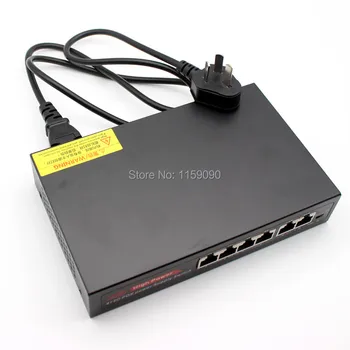 24 16 8 4 Prievadų POE Smart switch Maitinimo DC52V Ethernet 10/100Mbps IEEE802.3af/ne IP kameros