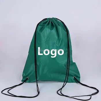 (500pcs/lot) Individualų polyster raišteliu maišelį 30x45cm reklaminių dovanų maišelis Raišteliu Kuprinė vaikams pieštuku krepšiai