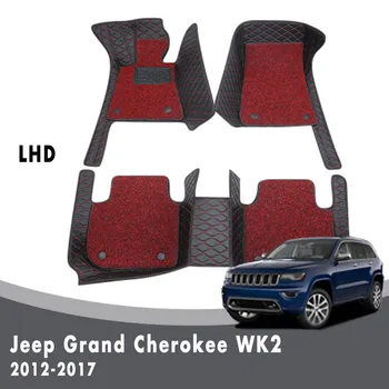 Dvigubo Sluoksnio Vielos Kilpa Kilimai Jeep Grand Cherokee WK2 2021 2020 2019 2018 2017 2016 2015 2014 2013 2012 Automobilių Kilimėliai Kilimėliai