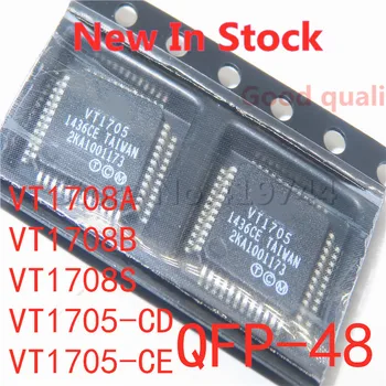 2VNT/DAUG VT1708A VT1708B VT1708S VT1705 QFP-48 SMD nešiojamojo kompiuterio pagrindinės plokštės lustą Naujų Akcijų GEROS Kokybės