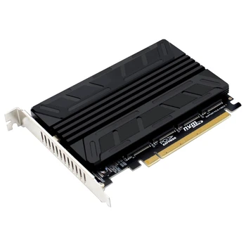 NVME M-KEY PCI-E X16 Masyvo Išplėtimas Kortelės Palaikymas 4 NVME SSD 2230/42/60/80