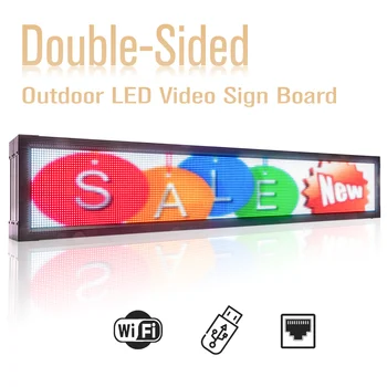 P8 Lauko LED Vaizdo Pasirašyti SMD Spalvotas Ekranas Reklamos ir Verslo Ekranas Video/Vaizdo/Teksto/Grafikos Dvipusis Ženklas