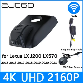 ZJCGO Brūkšnys Cam 4K UHD 2160P Automobilių Vaizdo įrašymo DVR Naktį Vizija Lexus LX J200 LX570 2015 2016 2017 2018 2019 2020 2021