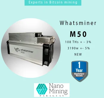 Naujas Whatsminer M50 108-asis/s Asic - Ekspertai kasybos!