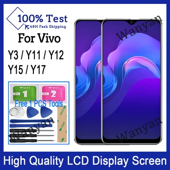 Originalą Vivo Y3 Y11 Y12 Y15 Y17 LCD Ekranas Jutiklinis Ekranas skaitmeninis keitiklis atsarginės Dalys