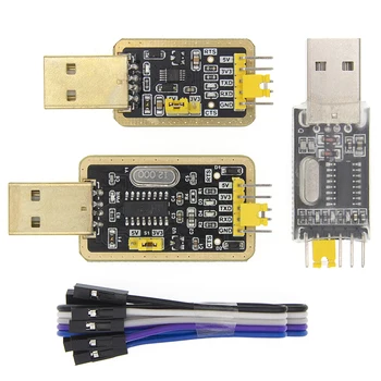 CH340G/CH340E modulis USB TTL konverterio UART modulis CH340 3.3 V 5V