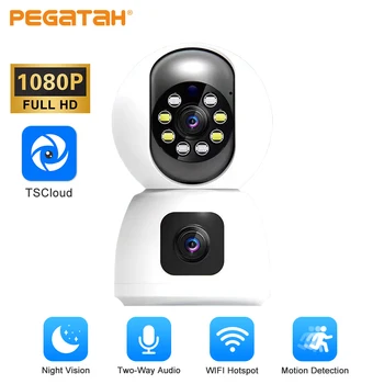 PEGATAH 1080P WIFI Kamera Home Security Patalpų P2P Stebėjimo Kamerą Kūdikio stebėjimo Auto Stebėjimo Dome Belaidžio PTZ IP Kameros
