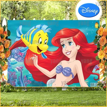 Undinėlė Raudonų Plaukų Princesė Arielis Disney Fone Nemokamai 