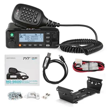 TYT MD-9600 GPS Digital/FM Analoginis Dual Band DMR Mobilus Transiveris 50-Watt VHF/UHF Automobilių, Sunkvežimių KUMPIS Radijo Mėgėjų walkie talkie