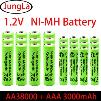 1,2 V AA 3800mAh NI-MH Akkus + AAA 3000 MAh Rechageable Batterie