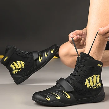 Nauja vyrų ir moterų bokso, imtynių batai, vyriški imtynių pritūpęs mokymo batai vyriški anti-slip sportiniai bateliai